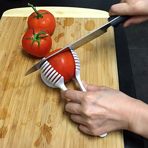 Portable Tool For Slicing Round Fruits & Vegetables Handheld Mini Veggie Slicer